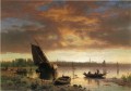 Scène de port Albert Bierstadt